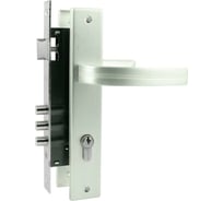 Врезной замок НОРА-М N106-85 M бел.жемчуг 16711