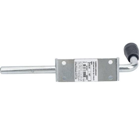 Накладная задвижка Tech-Krep ЗД 11 105х20 круглый ригель D14мм, L247мм цинк 148382