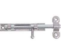 Накладная задвижка Tech-Krep ЗТ 3 90х15 круглый ригель D9мм, L110мм пол. хром 145100