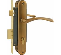 Врезной замок НОРА-М N100-85 К матовый кофе 16043