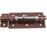 Накладная задвижка Tech-Krep/Zitar ЗД 9 120х65 круглый ригель D14мм, L150мм медь 148363 2