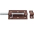 Накладная задвижка Tech-Krep/Zitar ЗД 9 120х65 круглый ригель D14мм, L150мм медь 148363 3