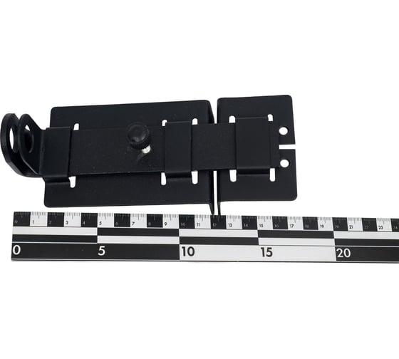 Накладная задвижка Tech-Krep ЗЩ 029 106х66 плоский ригель L146 черный 148379