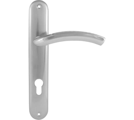 Дверная ручка на планке НОРА-М 23-85 мм матовый хром 8628