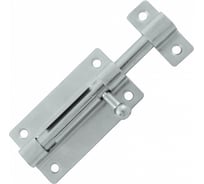 Накладная задвижка Tech-Krep ЗД 8 100х64 круглый ригель D14мм, L115мм хром P 145099