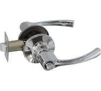 Межкомнатная защелка НОРА-М NEW хром ТТ1-03 фикс. 15802