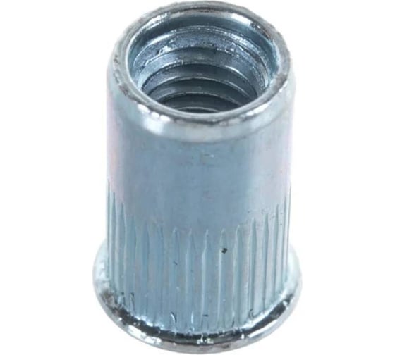 Заклепка-гайка ЦКИ М10, потайн. рифл. мм, СТ., Ц REX E: 2.0-5.0 мм, 50 шт. 82327 1