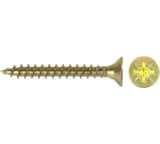 Саморез универсальный ЦКИ потайн., 4x70 мм, ЦЖ, Pz 2, SPAX, 50 шт. 1465 1