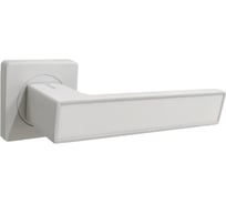 Дверные ручки алюминиевые, белый матовый/белый глянец Vantage V52WH AL