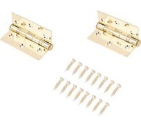 Петля дверная Аллюр 20325 (77x64) 2BB-FHP BP, 2 подшипника, латунь, 2 шт. 1102