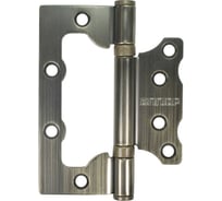 Петля накладная без врезки Аллюр 100x75 2BB MAB БЛИСТЕР, 2,5 мм, мат. бронза, 2 шт. 12158