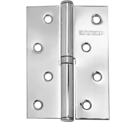 Петля дверная Аллюр 2043 (100x70) L1-RH-1BB-CP БЛИСТЕР, П, хром, 2 шт. 1112 1