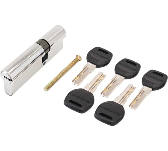 Цилиндровый механизм Аллюр HD F 100-5К CP(45x55), хром, перф. ключ12212
