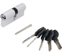 Цилиндровый механизм Аллюр HD F 70-5К WHITE белый, перф. ключ12230