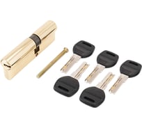 Цилиндровый механизм Аллюр HD F 90-5К BP (40x50), латунь, перф. ключ7802