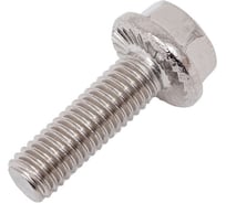 Болт DINFIX DIN 6921 с шестигранной головкой с фланцем с зазубринами 5x16 А2 нержавеющая сталь, 4 шт. 00-0005201