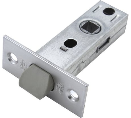 Межкомнатная пластиковая защелка, матовый хром Vantage Р45SC