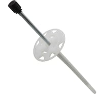 Дюбель для теплоизоляции с гвоздем и с термоголовой Bau-Fix 10х140 60шт 827061