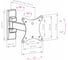 TV кронштейн Arm media MARS 1 black 10180 9