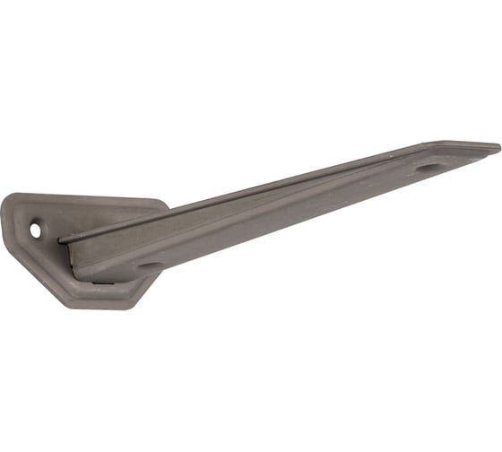 Консоль VORMANN 3-F-Linear 190х38 мм, оцинкованный, цвет: сталь, 65 кг 00166 190 SM 1
