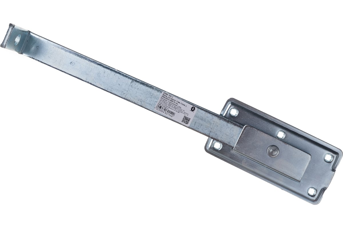 Воротный засов с ответкой VORMANN 340х30х3/180х70 мм, оцинкованный ...