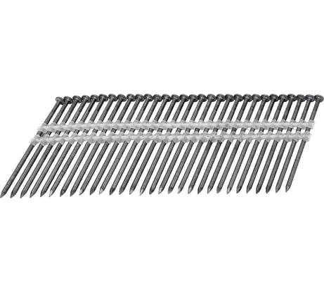 Гвозди реечные Pegas pneumatic Pegas 21 градус кольцевая накатка, уп. 2100 шт., 3,1x90 мм 1242