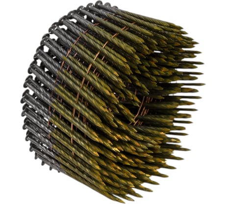 Барабанный гвоздь Foxweld AERO c винтовой накаткой, 2,5 х 60 мм, лента 300 шт /C90/ 6780