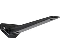 Кронштейн VORMANN 3-F-Linear 190х38 мм, оцинкованный, цвет: черный, 00166 190 S