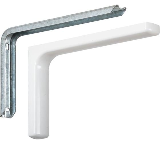 Кронштейн VORMANN Design 148х240х35 мм, оцинкованный, цвет: белый, 01137 250 W 1