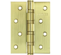 Универсальная петля, 100x75x3 мм, сатин золото Vantage B4-SG