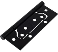 Петля без врезки, 125x75x2.5 мм, черный Vantage B2-BL