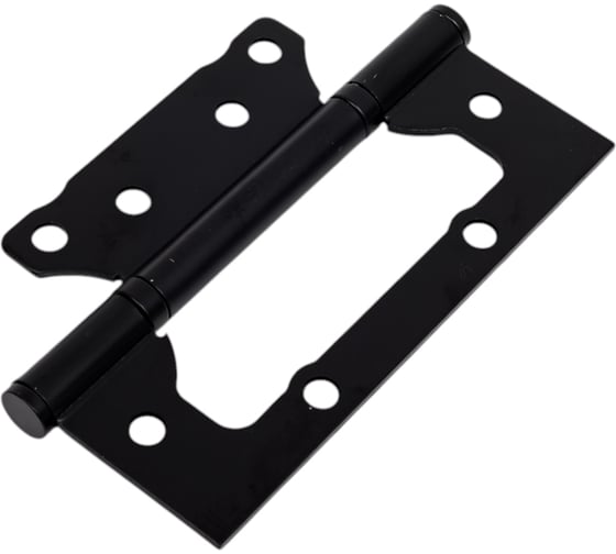Петля без врезки Вантаж 125x75x2.5 черный B2-BL