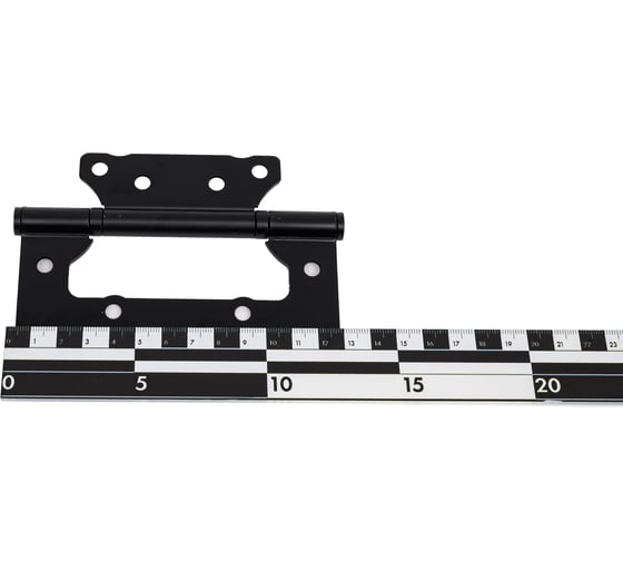 Петля без врезки Вантаж 125x75x2.5 черный B2-BL