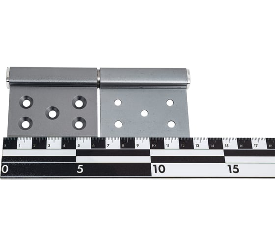 Петля без врезки Вантаж 126,3x90,5x3.0 матовый хром, левый B1-SC L B1SC L