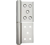 Петля без врезки правая, 126,3x90,5x3.0 мм, матовый хром Vantage B1-SC R