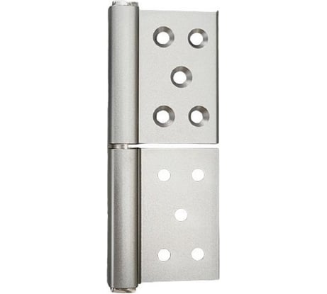 Петля без врезки правая, 126,3x90,5x3.0 мм, матовый хром Vantage B1-SC R