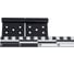 Петля без врезки правая, 126,3x90,5x3.0 мм, черный Vantage B1-BL R 4