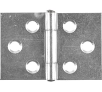 Прямая широкая петля VORMANN 25х38х0,8 мм, оцинк. латунный штифт 00504 025 Z