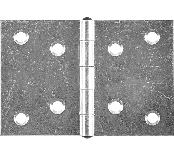 Прямая широкая петля VORMANN 60х90х1,4 мм, оцинк. латунный штифт 00504 060 Z 1