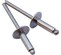 Заклёпка вытяжная Daxmer 4,8x12 мм, алюм/нерж., 500 шт. 00000341565