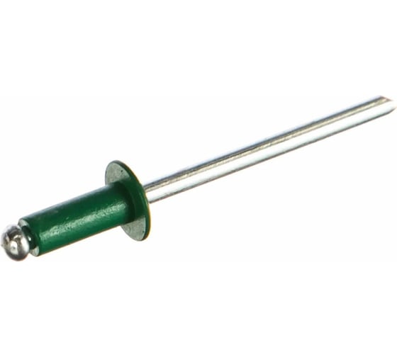 Заклёпка вытяжная Daxmer 4,8x12 мм, RAL 6002, алюм/ст., 1000 шт. 00000313891