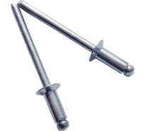 Заклёпка вытяжная Daxmer потайная, 4,0x10 мм, сталь/сталь, 1000 шт. 00000337423