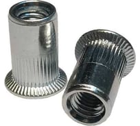 Заклепка резьбовая с насечками Daxmer М5, потайной борт, оцинк. сталь, 1500 шт. 00000347474