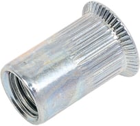 Заклепка резьбовая с насечками Daxmer М8, потайной борт, оцинк. сталь, 250 шт. 00-00448801