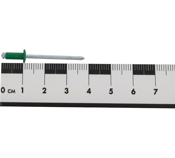 Заклёпка вытяжная Daxmer 3,2x8 мм, RAL 6029, алюм/ст., 1000 шт. 00000317133