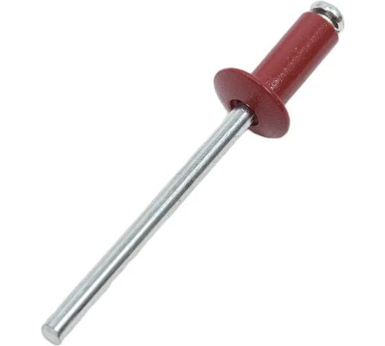 Заклёпка вытяжная Daxmer 3,2x8 мм, RAL 3011, алюм/ст., 1000 шт. 00000307991 1
