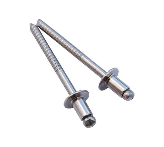 Заклёпка вытяжная Daxmer 4,0x14 мм, нерж/нерж., 500 шт. 00000337241 1