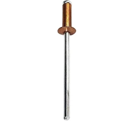 Заклёпка вытяжная Daxmer 4,0x10 мм, RAL 1036, алюм/ст., 1000 шт. 00000348858