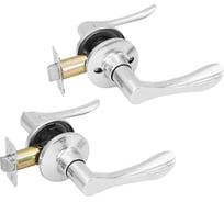 Комплект дверных ручек ЕРМАК хром 673-057