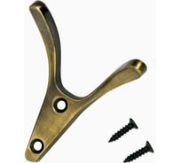 Крючок-вешалка StahlBuro 206 AB старая бронза, европакет 16162